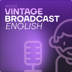 English Vintage Broadcast Male